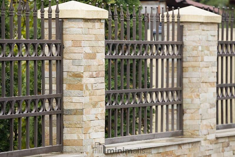 Manfaat Batu Alam Pagar Tembok Minimalis dan Contoh Gambarnya