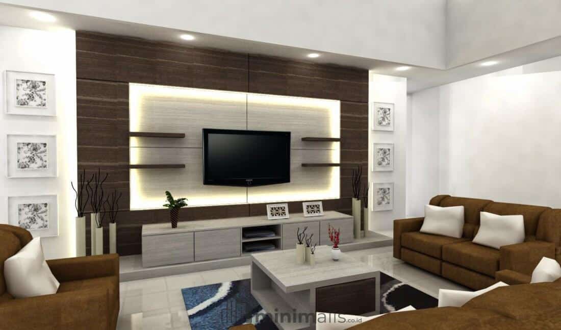 model ruang tv minimalis