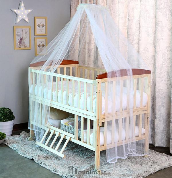 Gambar Box Bayi Kayu Minimalis, Rahasia Desain yang Bikin Greget!