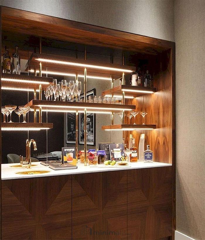 Model Mini Bar Minimalis Modern, Fitur Bourjois Untuk Hunian Sederhana