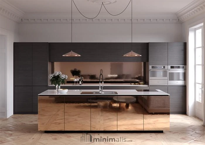 model kitchen set minimalis mewah