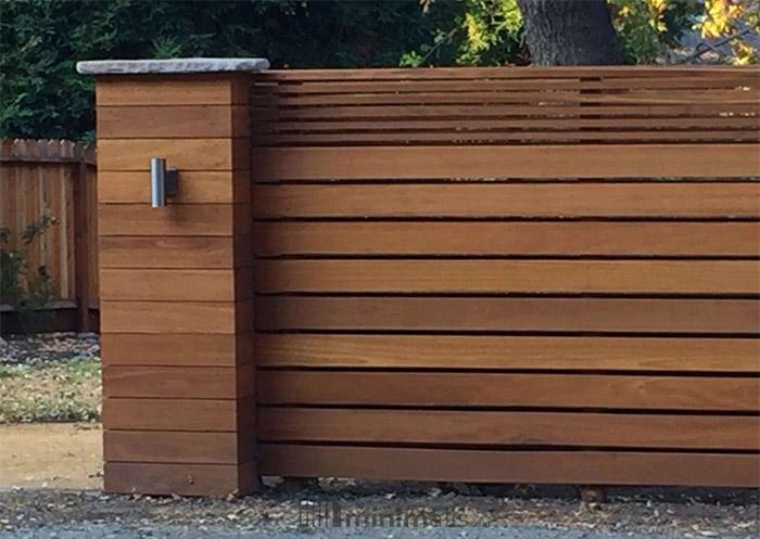 38+ Pagar Kayu Minimalis Dengan Sejumlah Ide Mantap