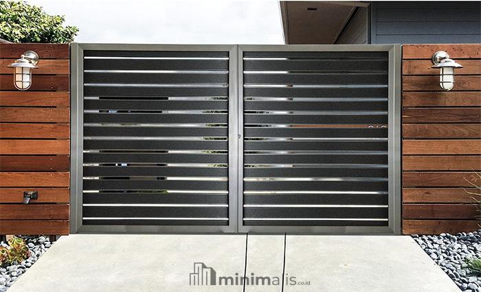 45+ Gaya Pintu Pagar Minimalis dan Material yang Digunakan