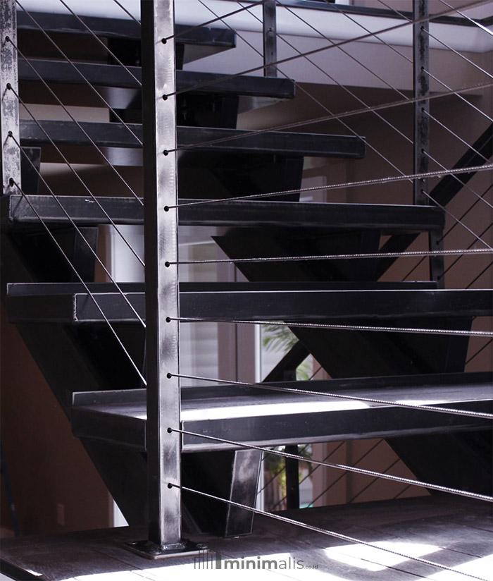 41+ Tangga Besi Minimalis Transisi Tampilan Hunian Modern - Minimalist