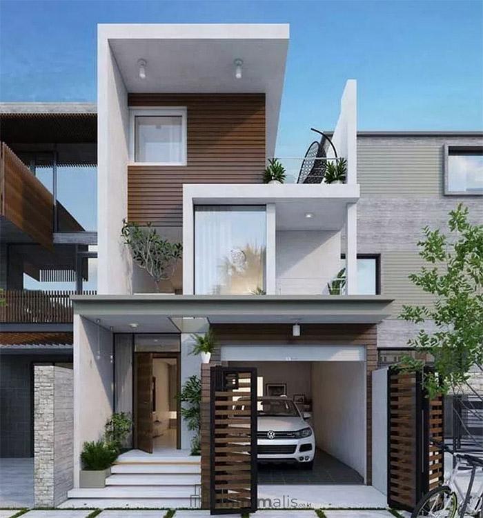 30+ Model Rumah Minimalis Tampak Depan Cantik Alami Tanpa Banyak Elemen