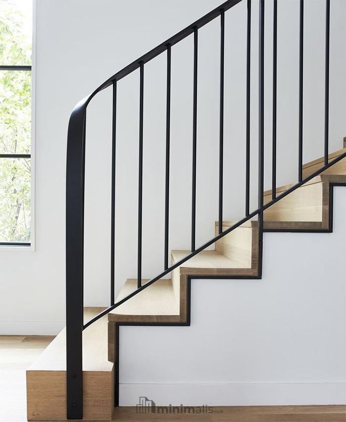 38+ Railing Tangga Minimalis Pengaman Sekaligus Mempercantik Rumah