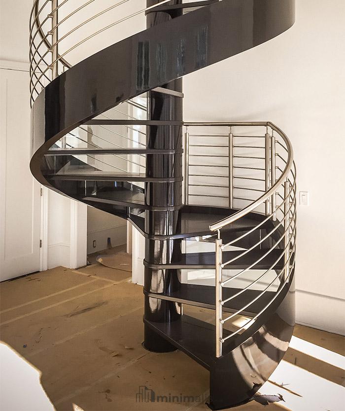 41+ Tangga Besi Minimalis Transisi Tampilan Hunian Modern - Minimalist