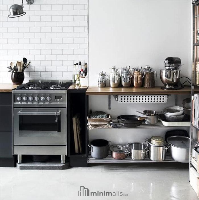 Cara Menata Dapur Sempit Tanpa Kitchen Set