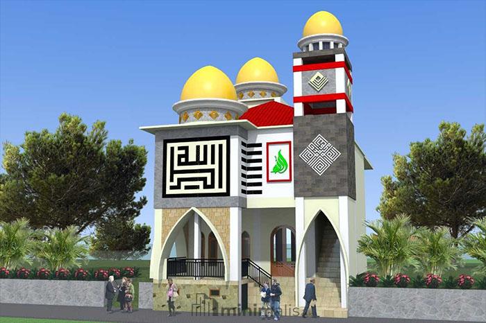 Ornamen Masjid 2 Lantai