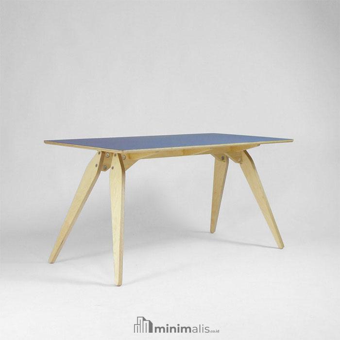 long plywood table
