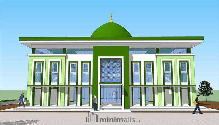 masjid 2 lantai minimalis