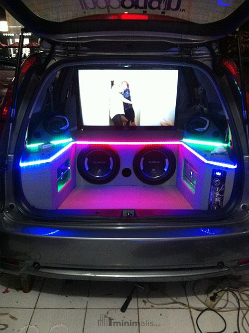 cara merakit audio mobil avanza