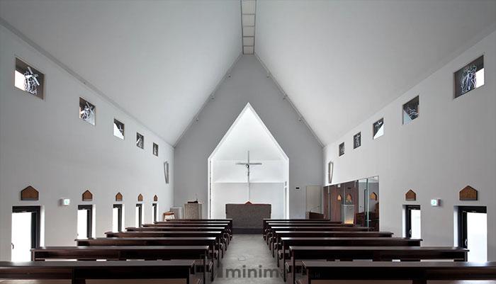 desain altar gereja modern