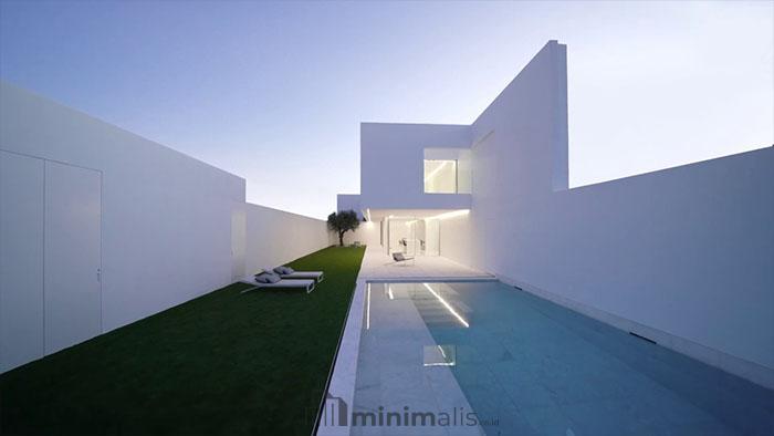 desain rumah warna putih