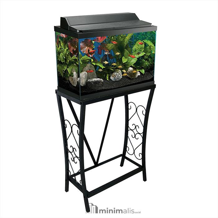 meja aquarium kecil