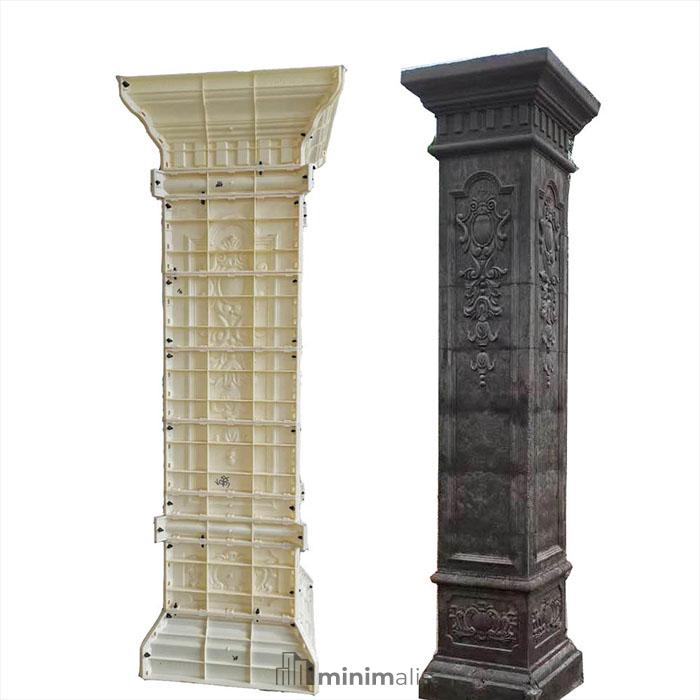 model pilar pagar batu alam