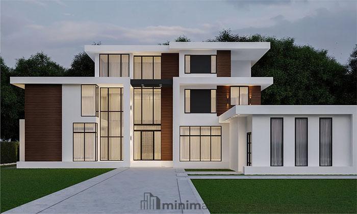 model depan rumah modern