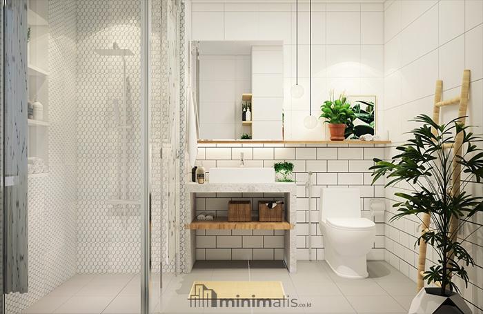 desain kamar mandi sederhana dan murah batu alam
