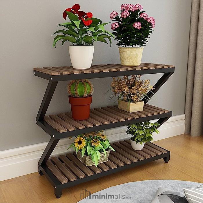 36+ Rak Bunga Kayu Minimalis yang Akan Membuat Ruanganmu Makin Cantik!