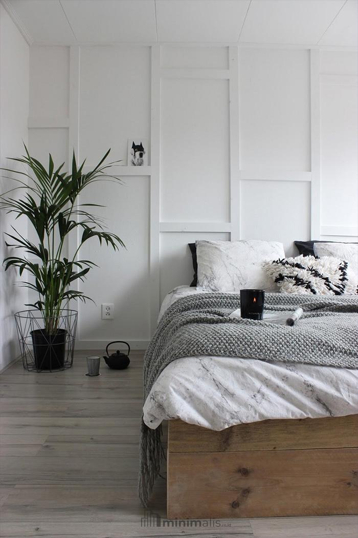 ruangan sempit warna cat kamar tidur yang menenangkan