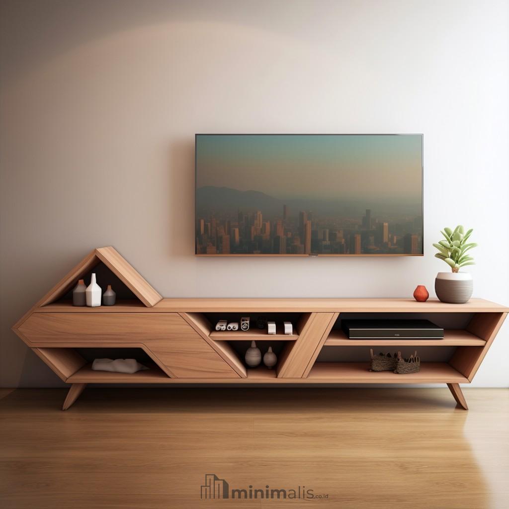 Rak TV Minimalis Modern Unik - Minimalist
